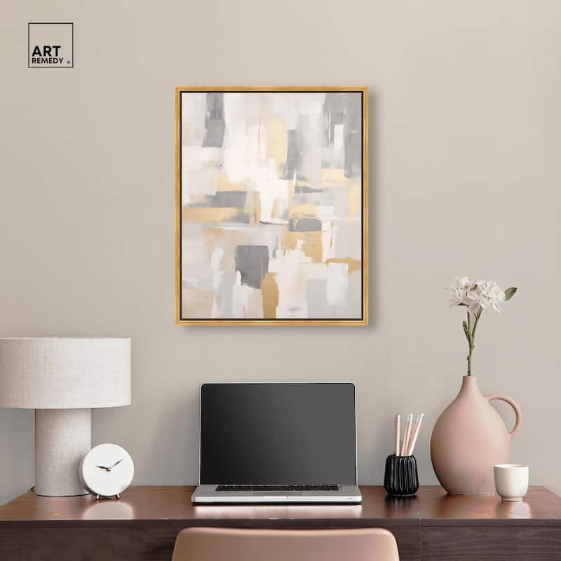 Soft Brilliance I Canvas by Art Remedy