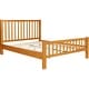 preview thumbnail 41 of 53, Hampton Wooden Platform Bed with Slatted Headboard and Footboard