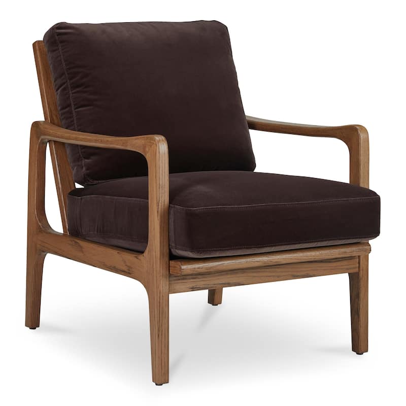 NADAAL STUDIOS Matteo, Accent Chair Cotton Blend, Heather Beige