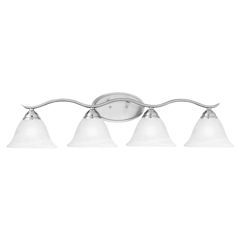 Prestige 17-inch Wide 2-Light Vanity Light in Brushed Nickel - 36