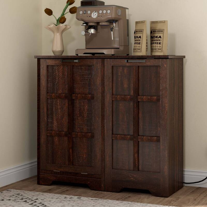 Kitchen Tilt Out Trash Cabinet Fits 13 Gallon Cabinet Trash Can