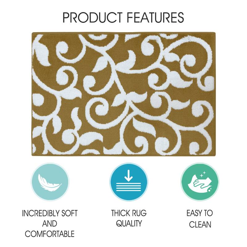 SUSSEXHOME Area Rugs Modern Desing for Living Room