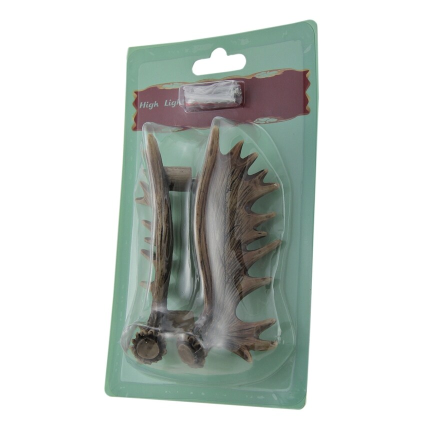Shop Rustic Moose Antler Set Of 2 Drawer Cabinet Door Pulls 6 5 X 2 5 X 2 5 Inches Overstock 17654762