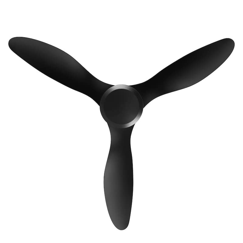 42-Inches Black/White Ceiling Fan with Remote without Light(3-Blade)