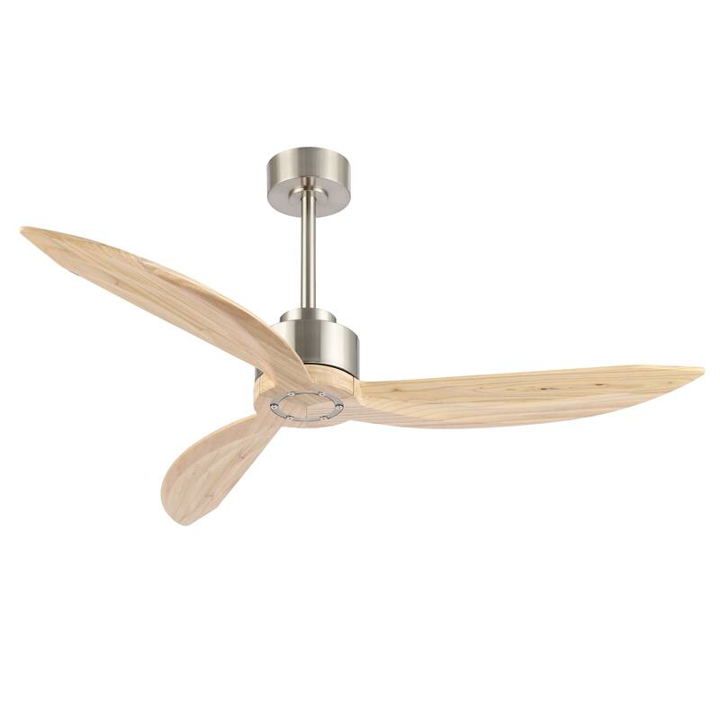 WINGBO 52" and 64" 3-Blades Indoor Celiing Fan without Light, DC Motor