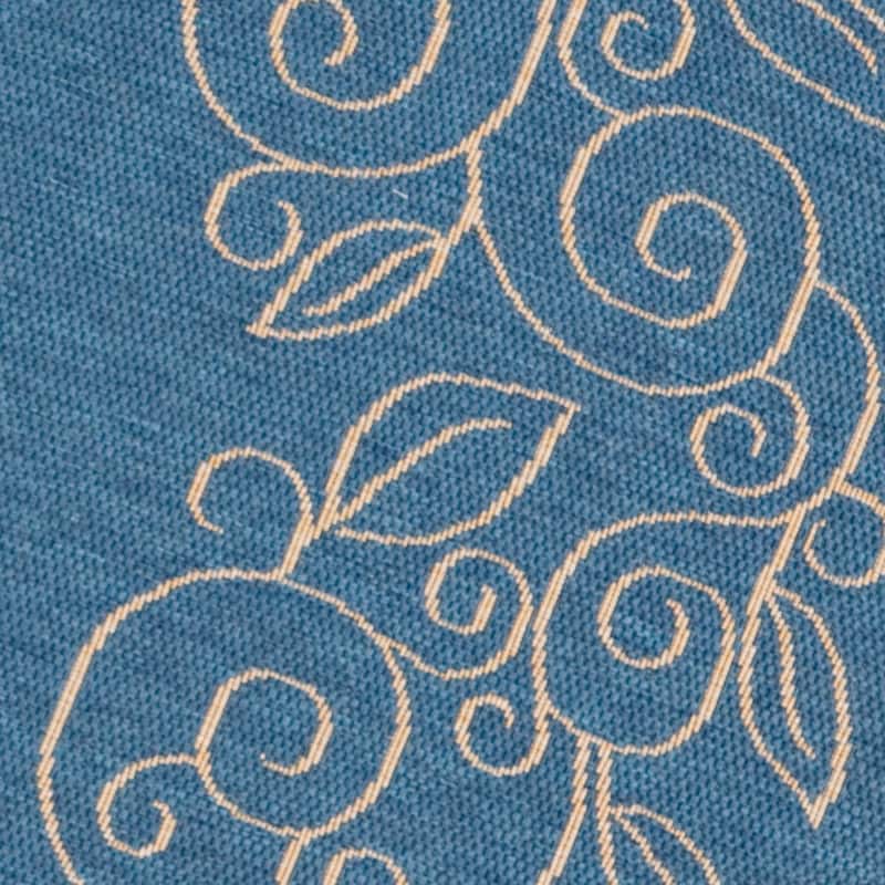 SAFAVIEH Courtyard Bobbye Scroll Indoor/ Outdoor Waterproof Patio Backyard Rug