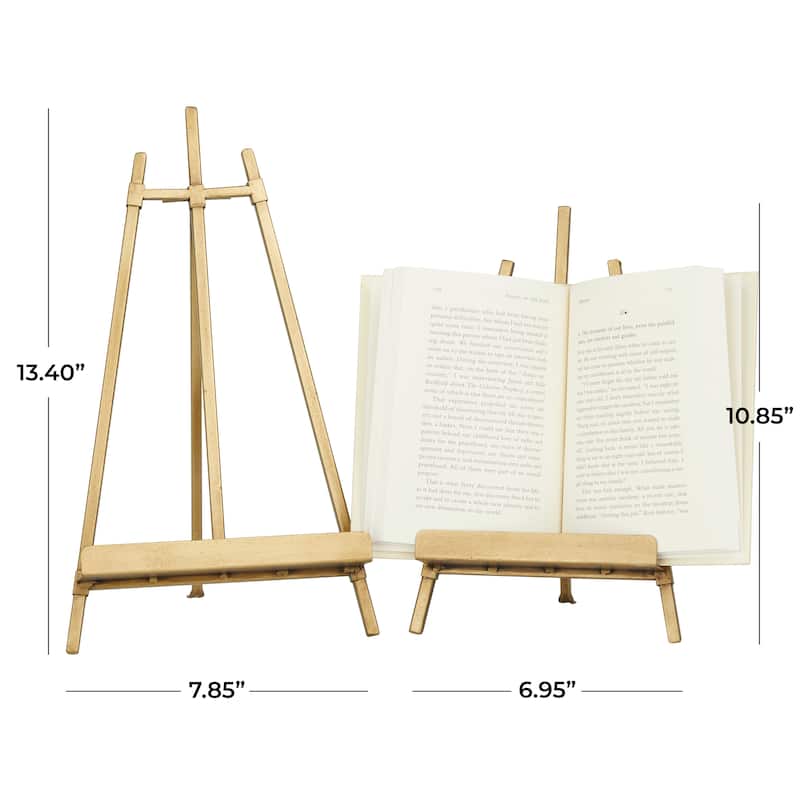 Metal Traditional Easel ( Set of 2) - S/2 13", 11"H
