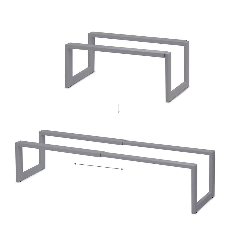 Qualiazero Heavy Duty Steel Expandable Shoe Rack