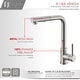 preview thumbnail 6 of 7, STYLISH Stainless Steel Single Handle Pull Down Faucet with Soap Dispenser - Brushed Stainless Steel