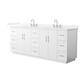 Option White / White Quartz Top / Brushed Nickel Hardware