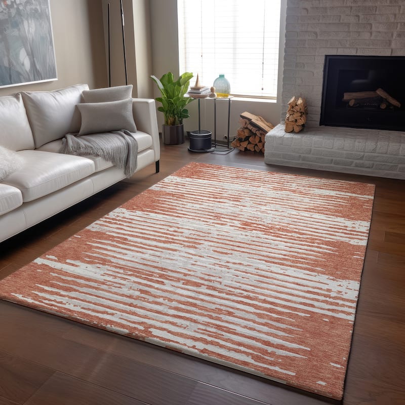 Premium Washable Super Soft Modern Scratches Mayfield Rug
