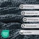 preview thumbnail 65 of 93, Madison Park Hand Made Chunky Double Knit Throw Blanket