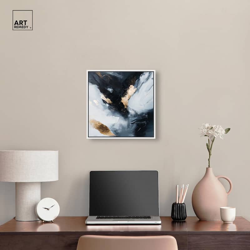 Golden Spark II Canvas by Art Remedy