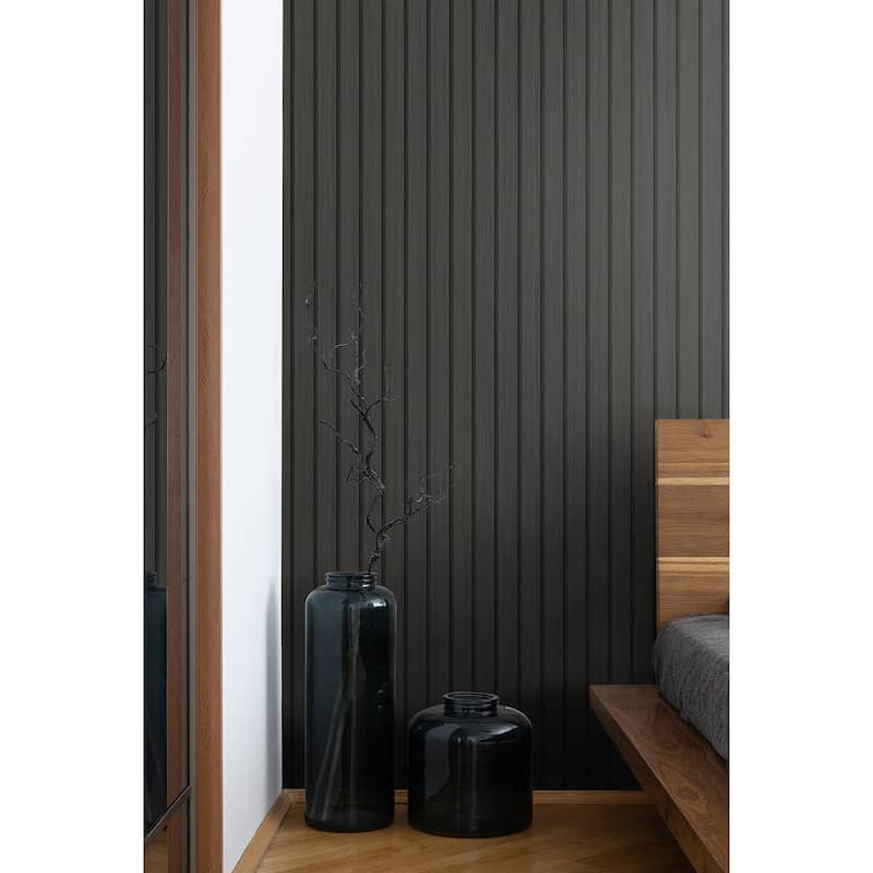 Stacy Garcia Home Faux Wooden Slats Peel and Stick Wallpaper