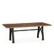 preview thumbnail 25 of 25, Amisco Sierra Distressed Solid Birch-topped Extendable Table