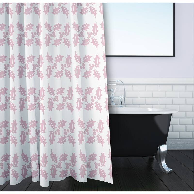 Holly Stripes Shower Curtain