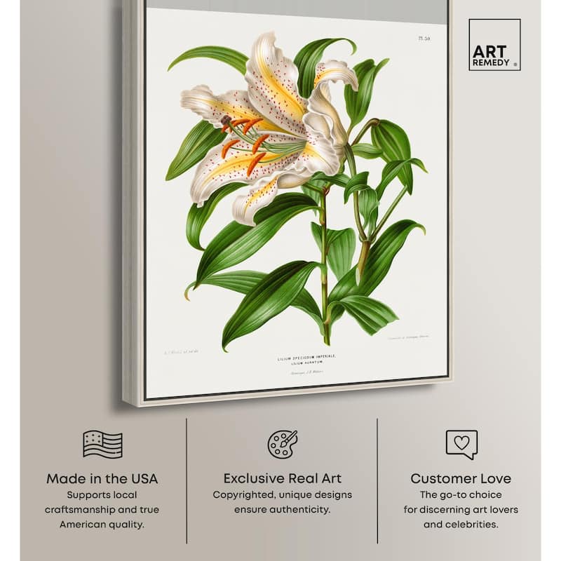 Lilium Speciosum Imperiale Canvas by Art Remedy