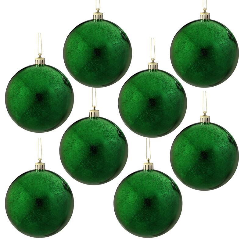 100mm Shatterproof Plastic Mercury Ball Ornament
