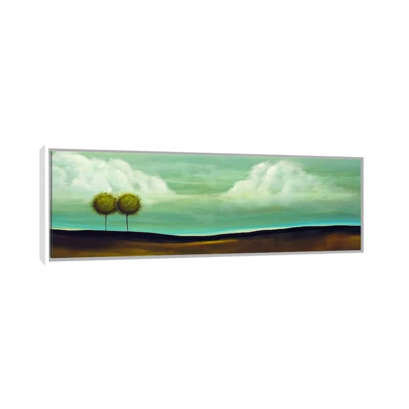 iCanvas "Happily Ever After" by Heather Offord Framed Canvas Print - 20x60 - White