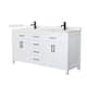 Option White / Giotto Quartz Top / Matte Black Hardware