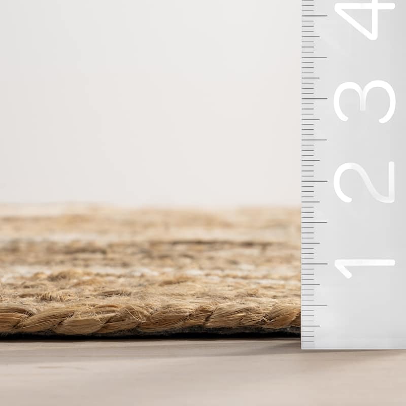 Nuloom Dalia Jute Abstract Area Rug