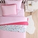 preview thumbnail 3 of 9, Eddie Bauer Kids Garden Lightweight Reversible Pink Quilt Set