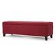 Cleo Fabric Storage Ottoman Bench by Christopher Knight Home