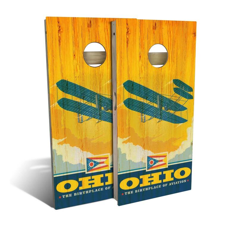 Ohio State Pride Outdoor Cornhole Board Set