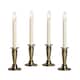 Battery Operated Bi-Directional LED Adjustable Base Candle 4-pack - Gold