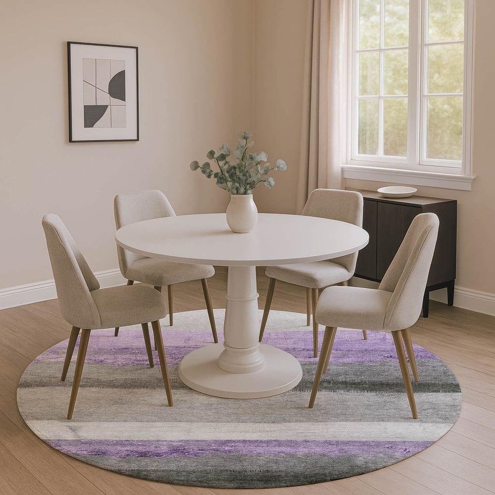 Premium Washable Super Soft Ombre Stripes Mayfield Rug