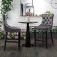 preview thumbnail 3 of 56, Contemporary Tufted Velvet Upholstered Counter Bar Stools Set of 2