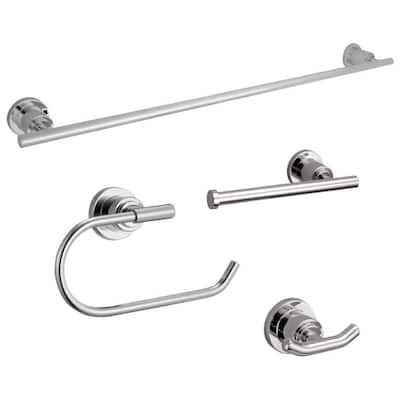 Design House Geneva Bathroom Accessory Set with 24" Center to Center