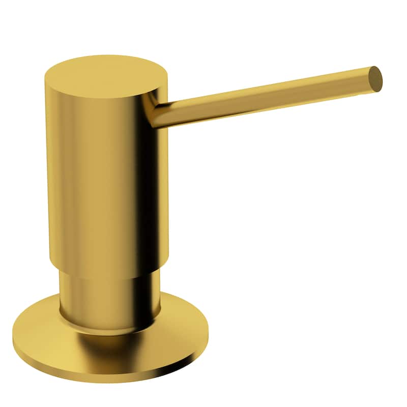 VIGO 10 oz. 1.5" W Braddock Kitchen Soap Dispenser - Matte Brushed Gold