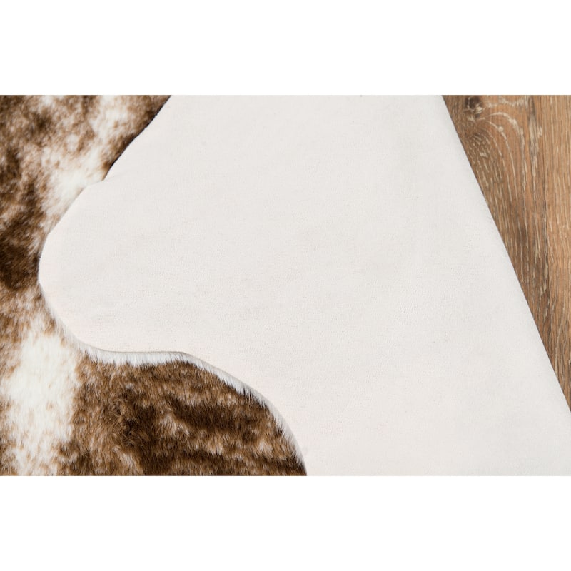 Erin Gates by Momeni Acadia Animal Print Faux Hide Area Rug