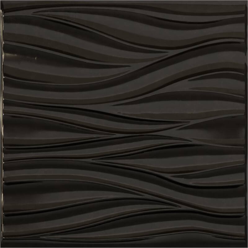 19 5/8"W x 19 5/8"H Ripple EnduraWall Decorative 3D Wall Panel