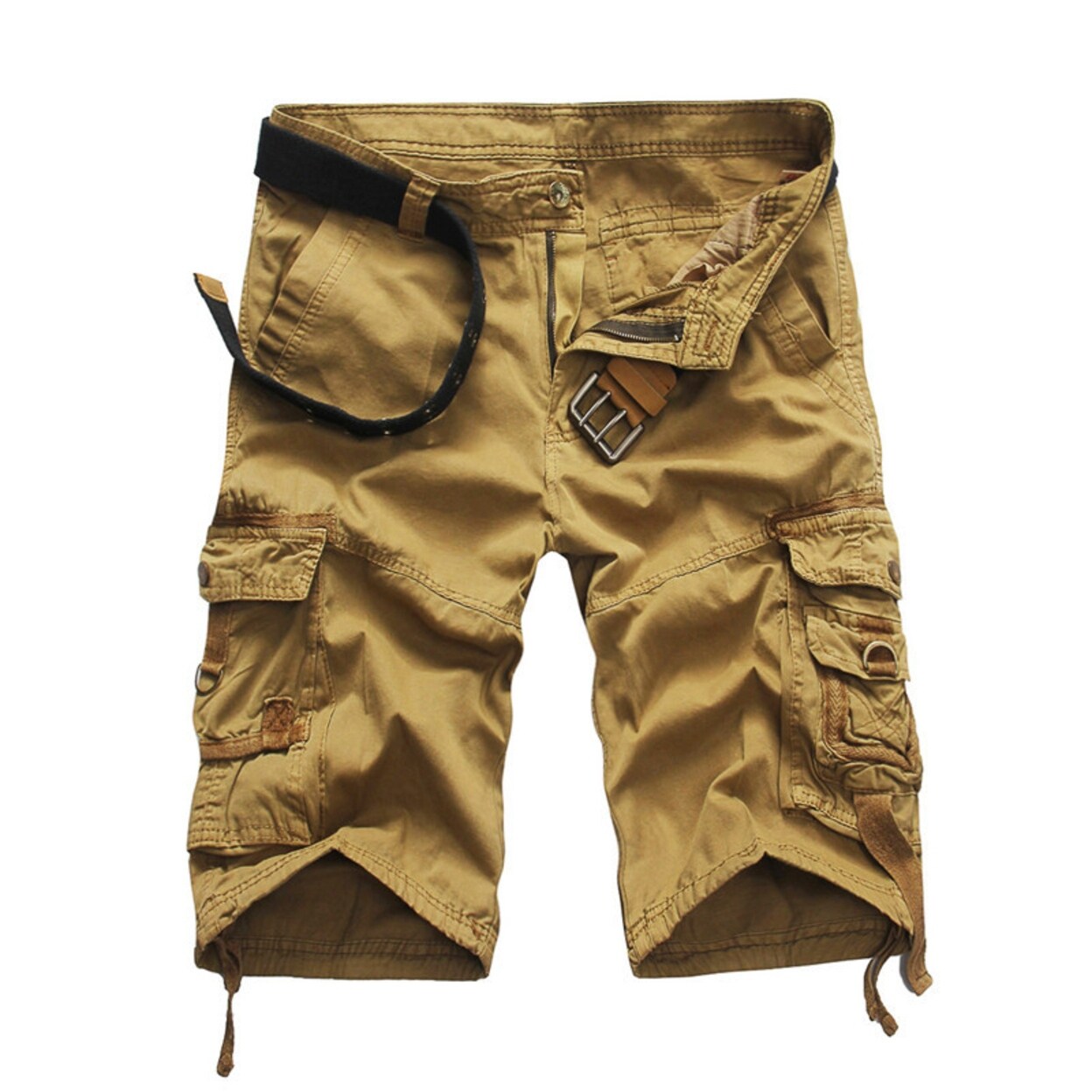 Men's Casual Loose Fit Cargo Shorts 