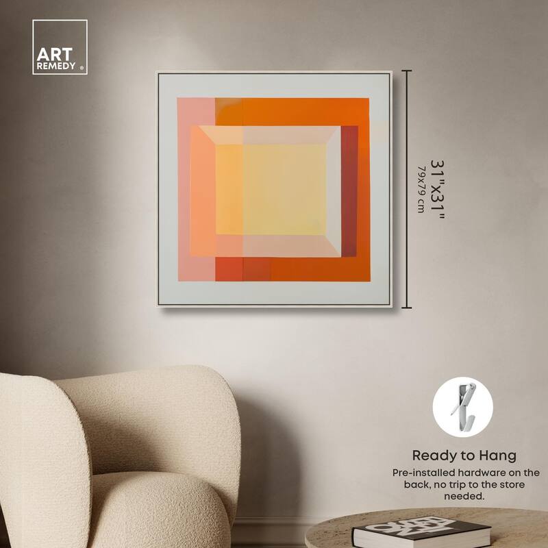 Minimal Color Blocks II Canvas by Art Remedy