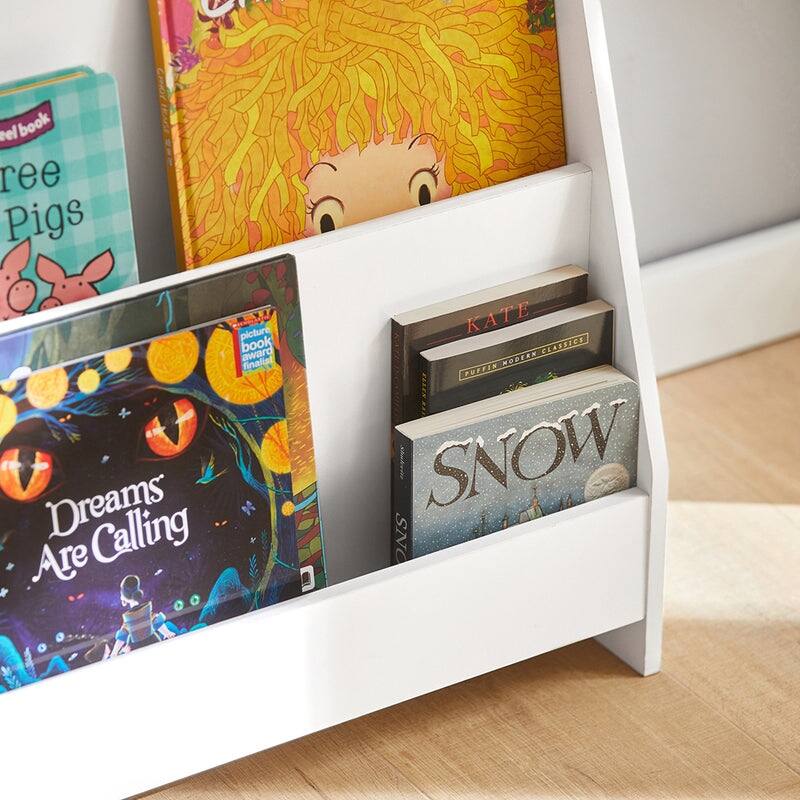 SoBuy KMB32-W, Children Kids Bookcase Storage Display Rack Organizer Holder