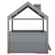 preview thumbnail 17 of 38, Merax House Bed with Roof and 4 drawers
