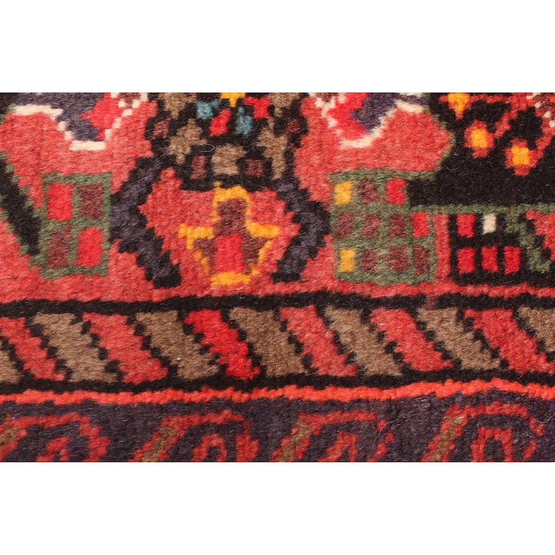 ECARPETGALLERY Hand-knotted Andelz Red Wool Rug - 3'11 x 6'9