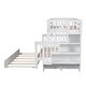 preview thumbnail 39 of 43, Twin-Over-Full Bunk Bed with Twin size Trundle, Storage and Guard Rail for Bedroom, Dorm, for Adults