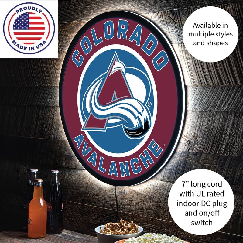 Colorado Avalanche LED Lighted Sign