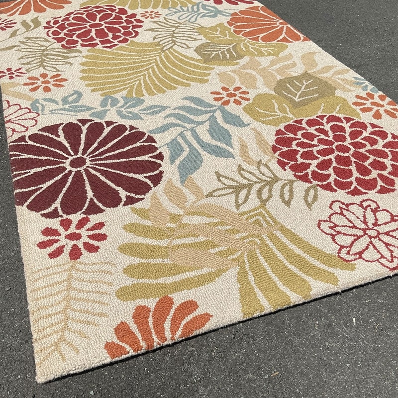 HERAT ORIENTAL Handmade Contemporary Floral Design Tufted Wool Rug Collection