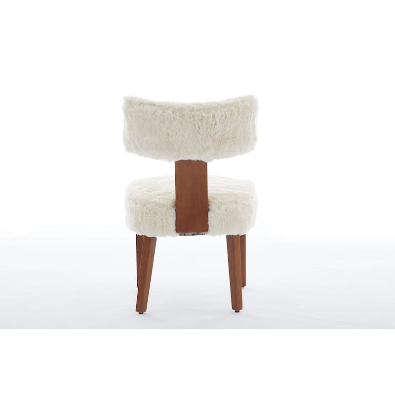 GDFStudio - Mariscat Fabric Wingback Dining Chairs（Set of 2）