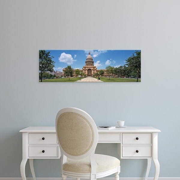 Easy Art Prints Panoramic Image 'Facade of a government building, Texas State Capitol, Austin, Texas, USA' Canvas Art