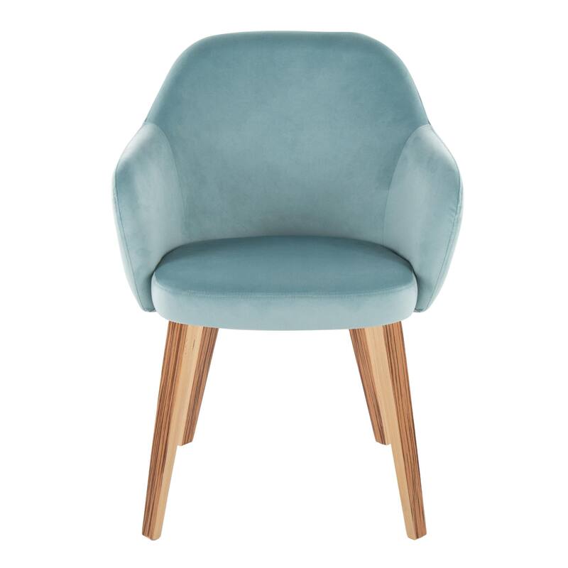 Porch & Den Beckett Dining Chair with Bent Wood Legs (Set of 2)