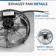14" Aluminum High Speed Shutter Exhaust Fan