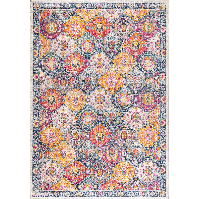 JONATHAN Y Minori Persian Boho Vintage Trellis Area Rug