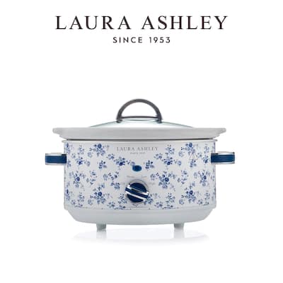 VQ Laura Ashley VQSLWC3LLACR Slow Cooker 3.5L, China Rose