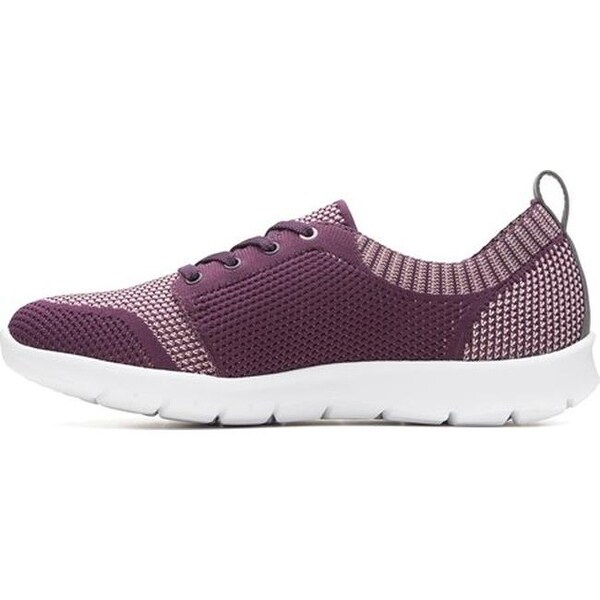 clarks sneakers womens purple